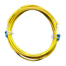 LC / PC Duplex Siglemode Fibra Óptica Cable Patchcord